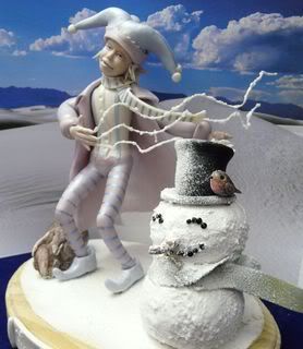 Jack Frost in cold porcelain / Jack frost en porcelaine froide dans porcelaine froide jackfrost3