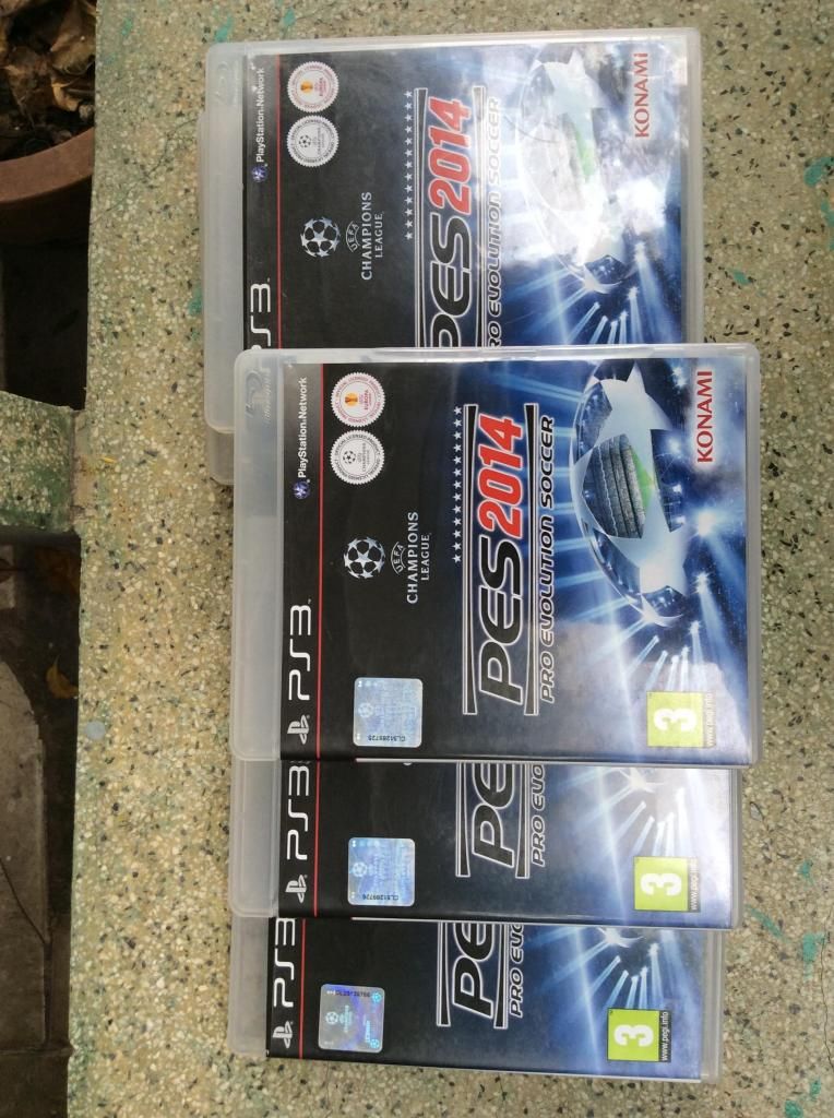 Bán 5 đĩa Ps3 Pes14 fullbox