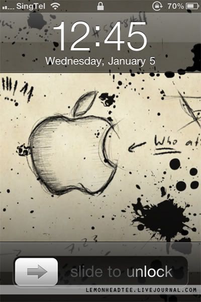 Iphone Wallpaper Apple Logo on Totally Love It Cuz Of The Apple Logo