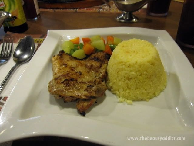 Grilled Chicken at Holy Cow,Kim Rodriguez,The Beauty Addict,Beauty Blogger Philippines,Make-up Artist Philippines,Kimberly Rodriguez