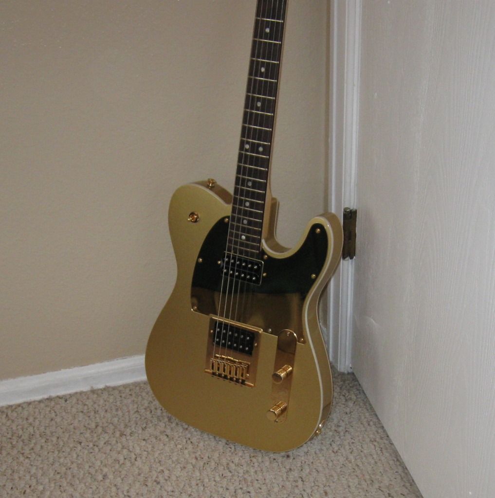 Sold Squier John 5 Telecaster Frost Gold The Gear Page