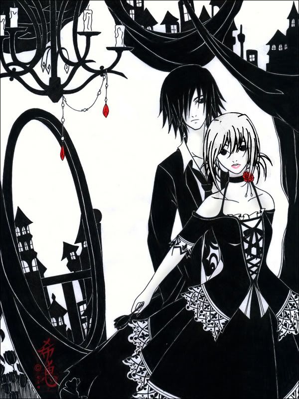 emo couples anime Pictures, Images and Photos