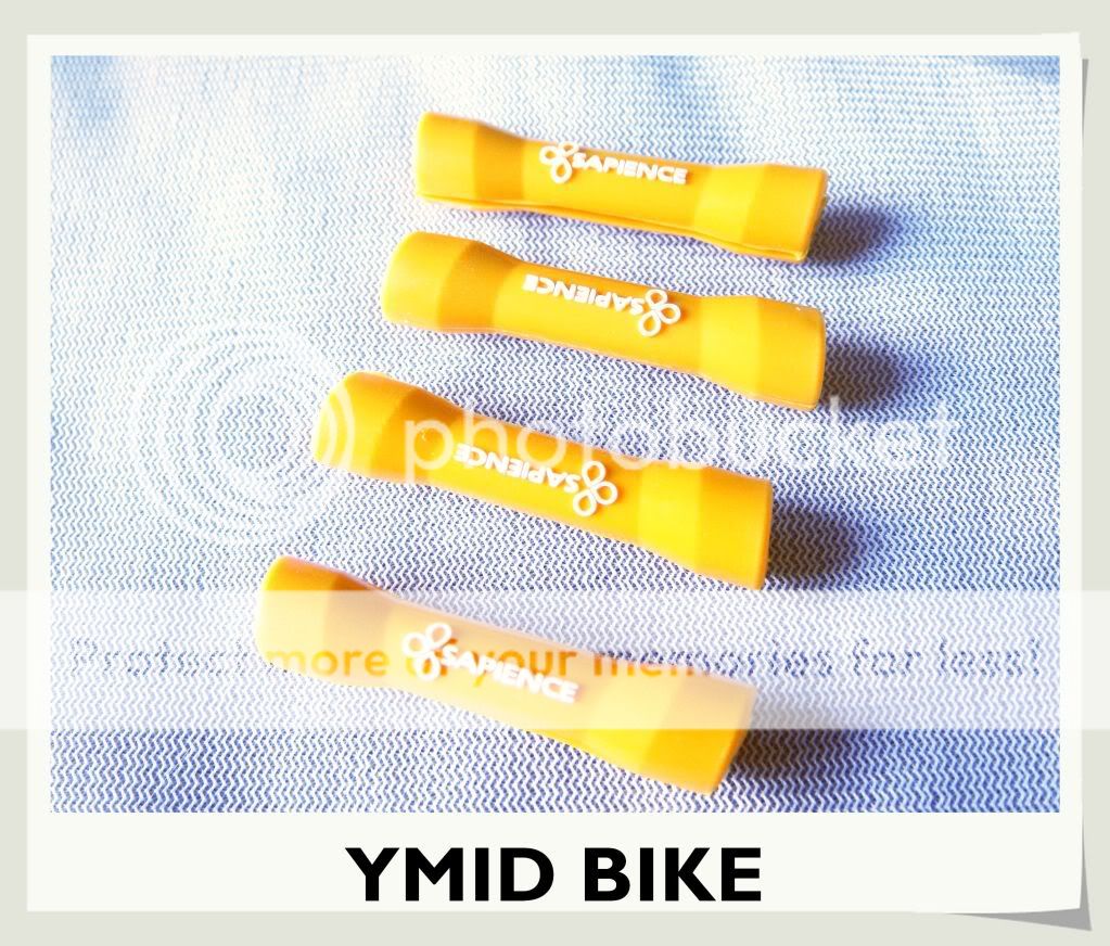 BICYCLE BIKE BRAKE CABLE PROTECTOR PADS  4pcs BLUE  